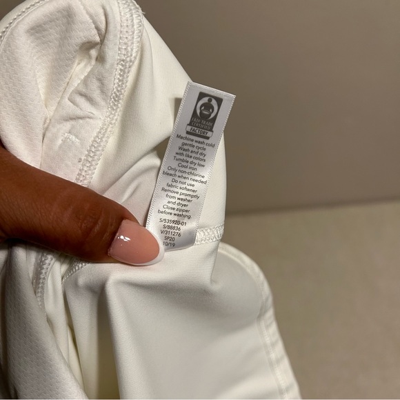 Athleta Whittier‎ Peak Half Zip Bright White Size XL - Picture 5 of 9